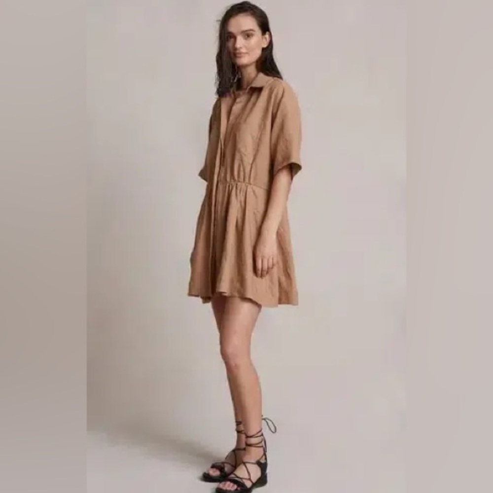 Bec + Bridge Alamos Mini Dress In Camel Size US 4